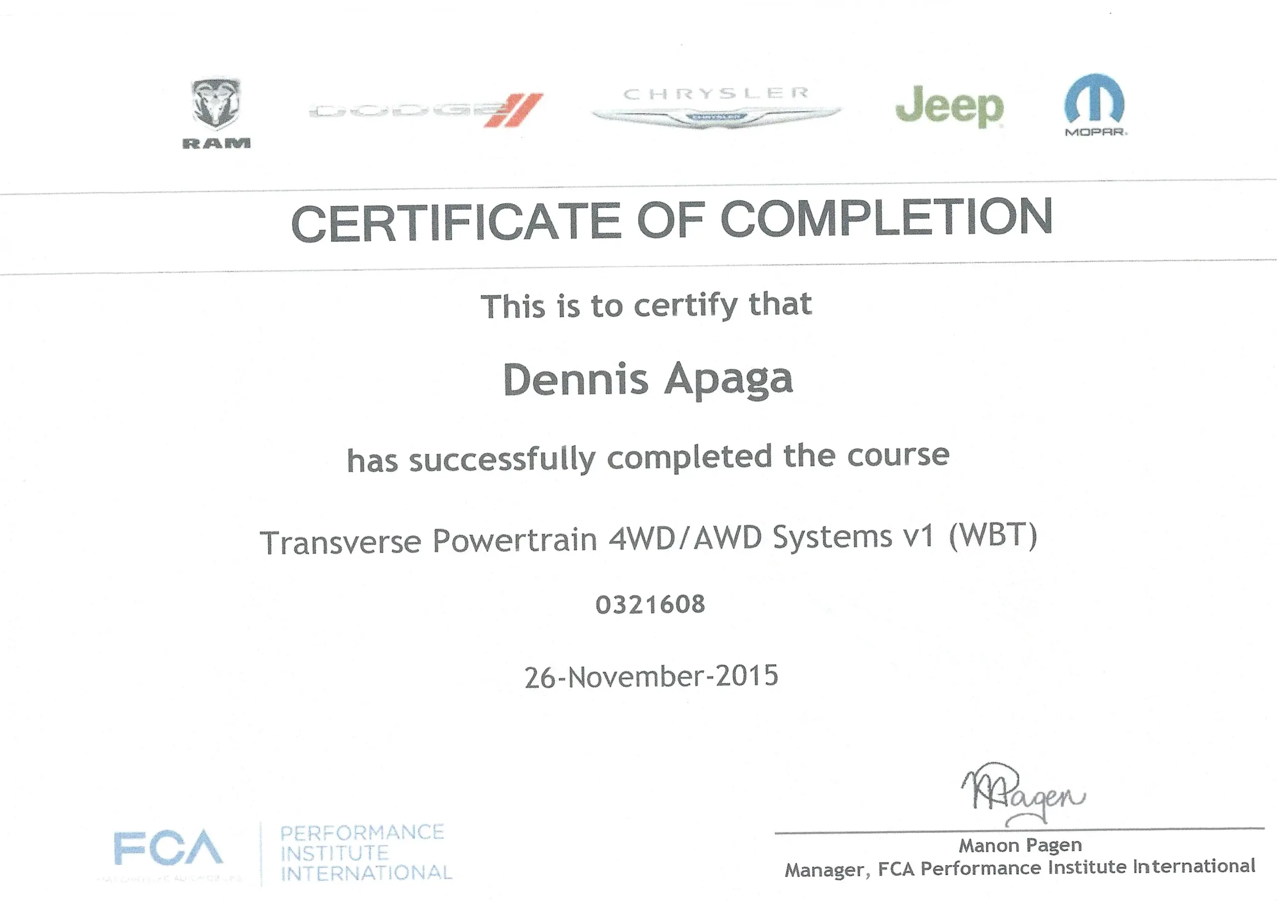 Transverse Powertrain Systems